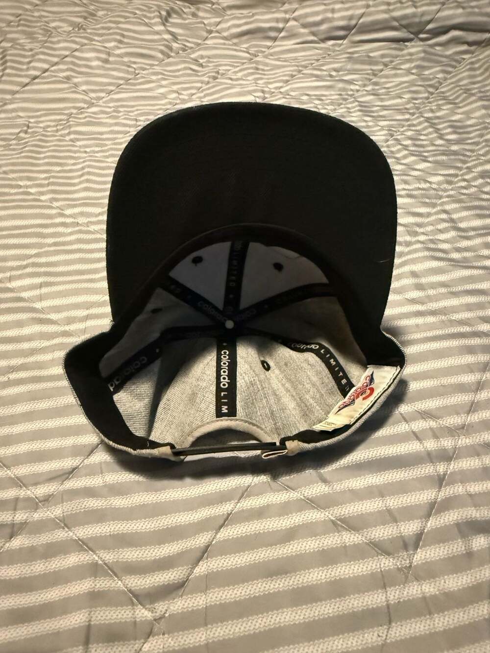 Colorado Limited, gray snapback hat - Picture 2 of 3